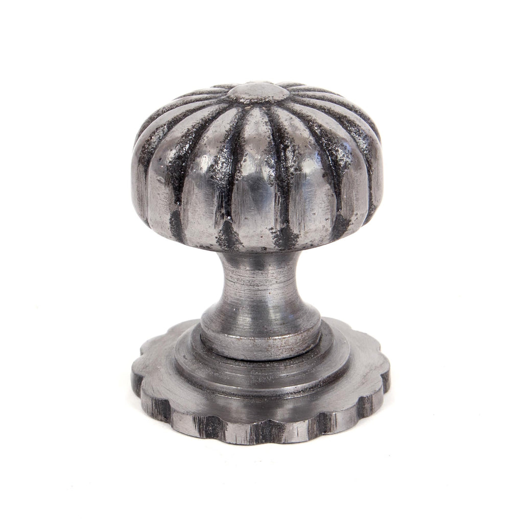 From The Anvil's Natural Smooth Flower Cabinet Knob