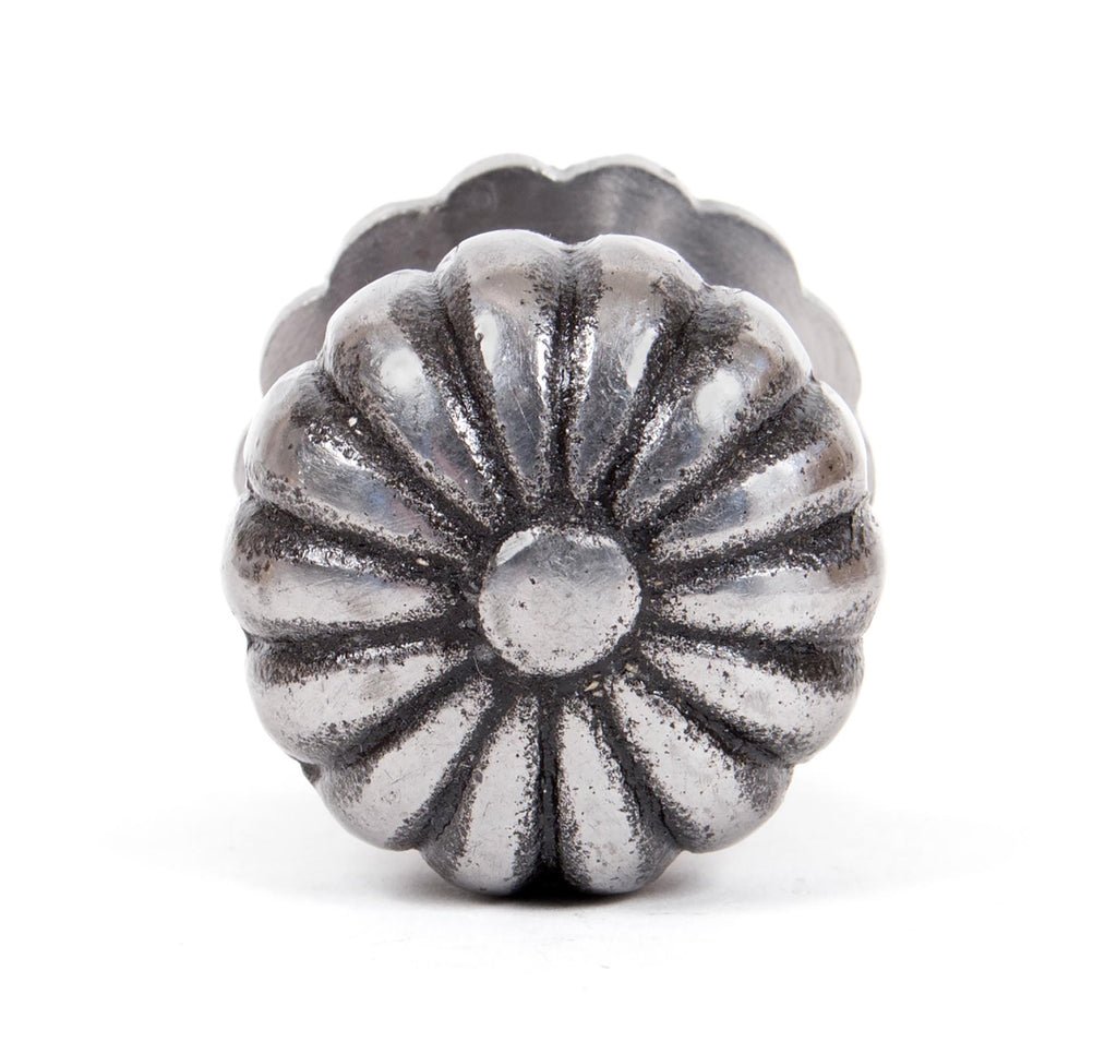 From The Anvil's Natural Smooth Flower Cabinet Knob