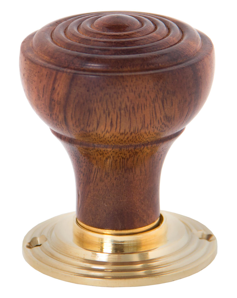 From The Anvil's Rosewood Ringed Mortice/Rim Knob Set