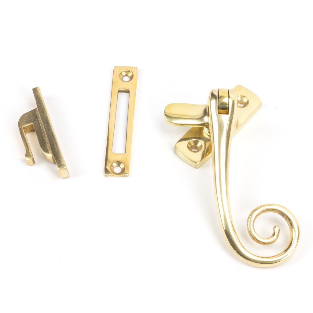 From The Anvil's Polished Brass Monkeytail Fastener