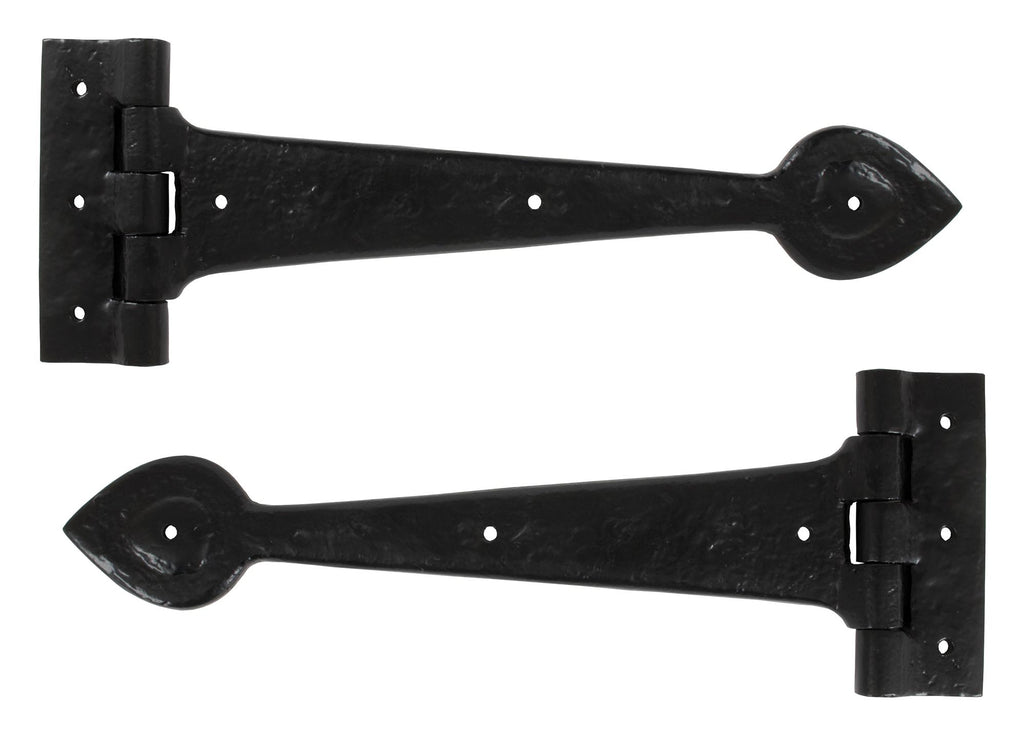 From The Anvil's Black Black Cast T Hinge (pair)