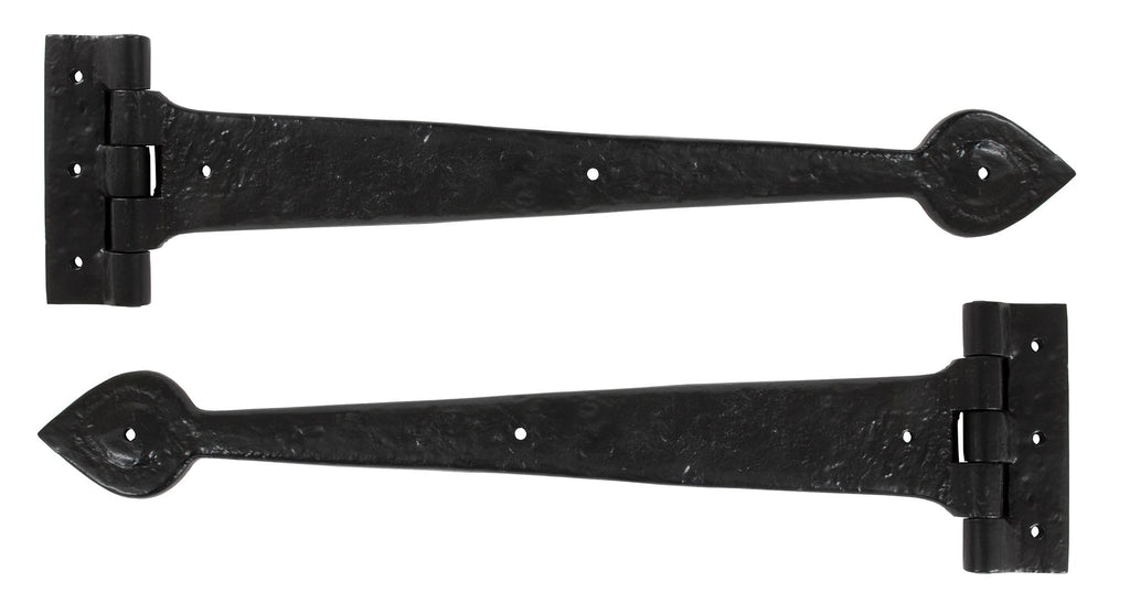 From The Anvil's Black Black Cast T Hinge (pair)