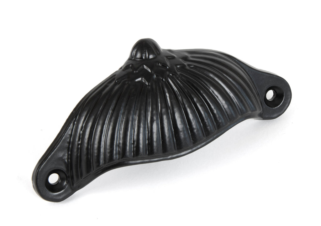 From The Anvil's Black Flower Drawer Pull