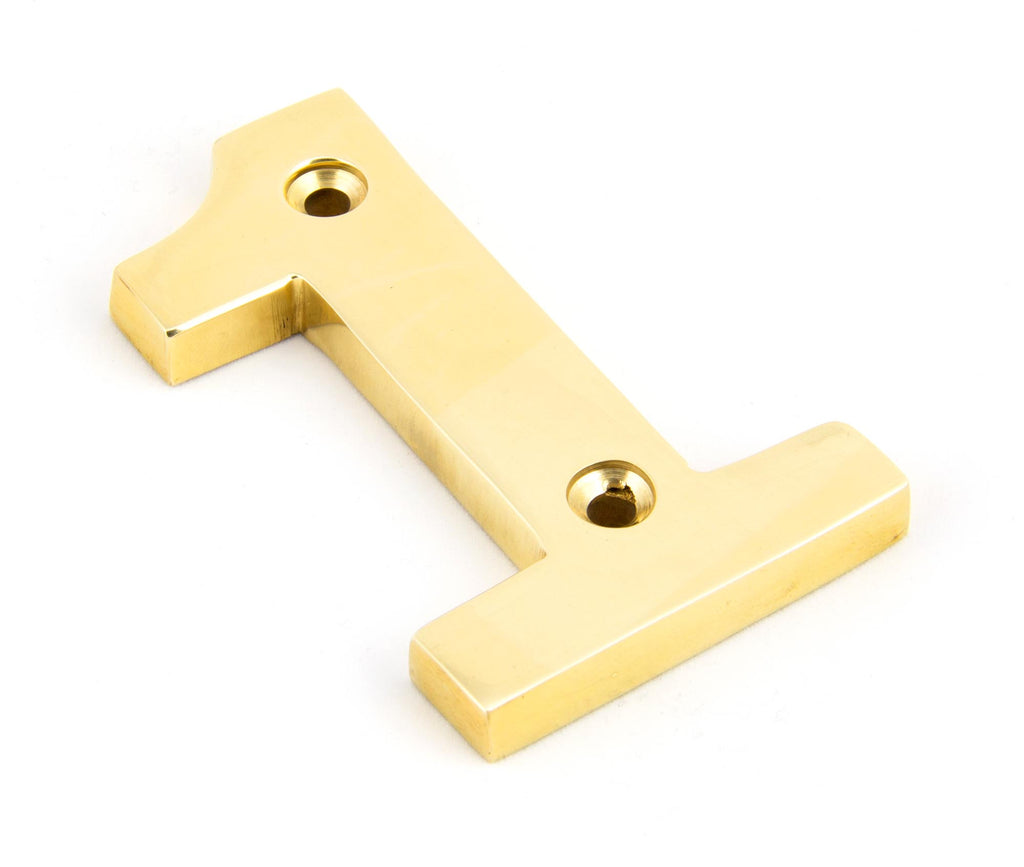 From The Anvil's Polished Brass Polished Brass Numeral