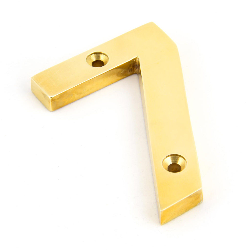 From The Anvil's Polished Brass Polished Brass Numeral