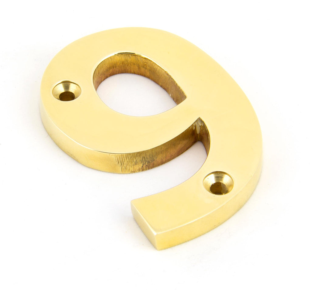 From The Anvil's Polished Brass Polished Brass Numeral