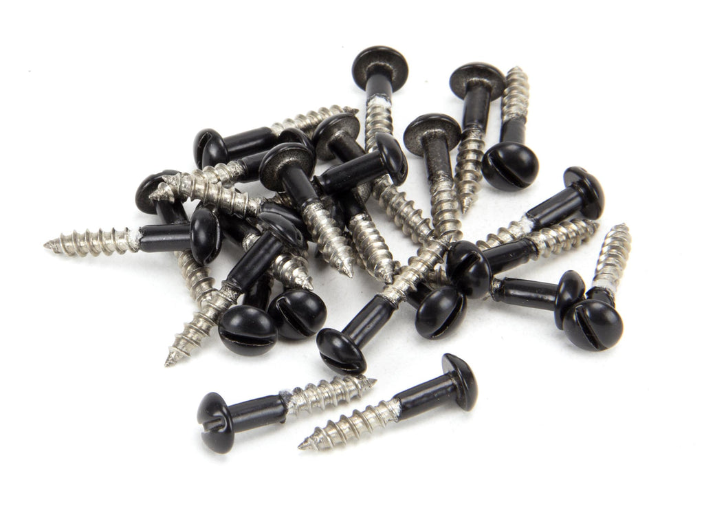 From The Anvil's Black Black SS  Roundhead Screws (25)