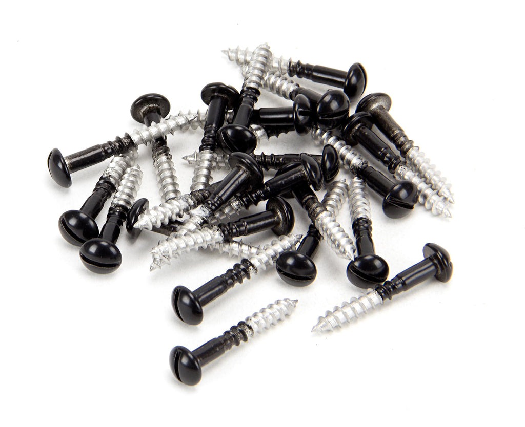 From The Anvil's Black Black SS  Roundhead Screws (25)