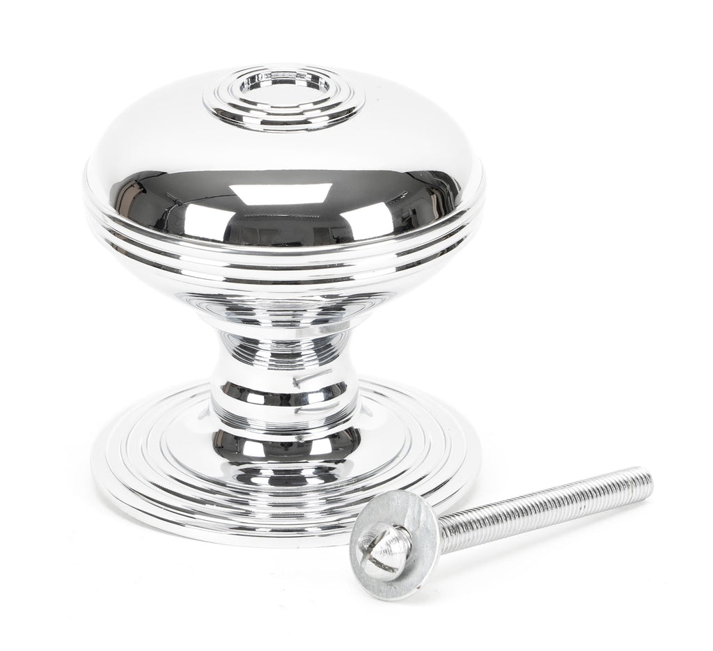 From The Anvil's Polished Chrome Prestbury Centre Door Knob