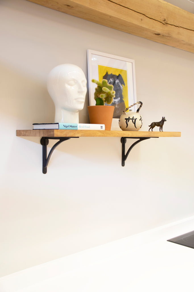 From The Anvil's Beeswax Curved Shelf Bracket