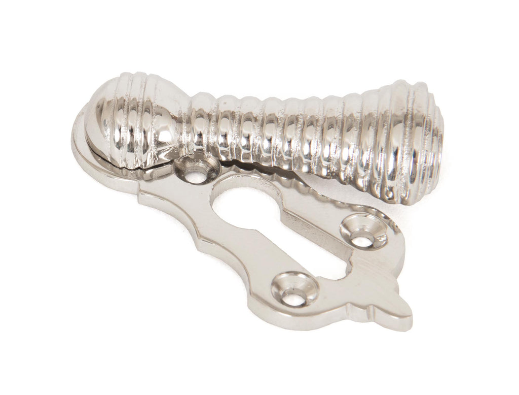 From The Anvil's Polished Nickel Beehive Escutcheon