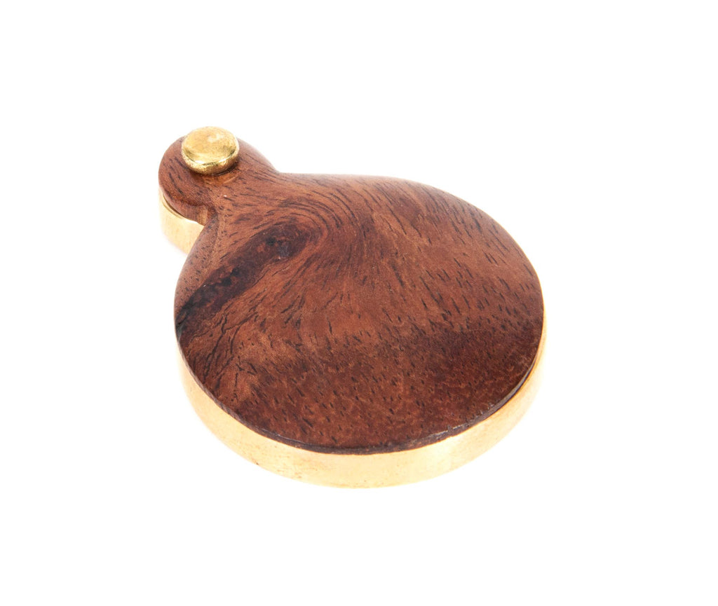 From The Anvil's Rosewood 30mm Round Escutcheon