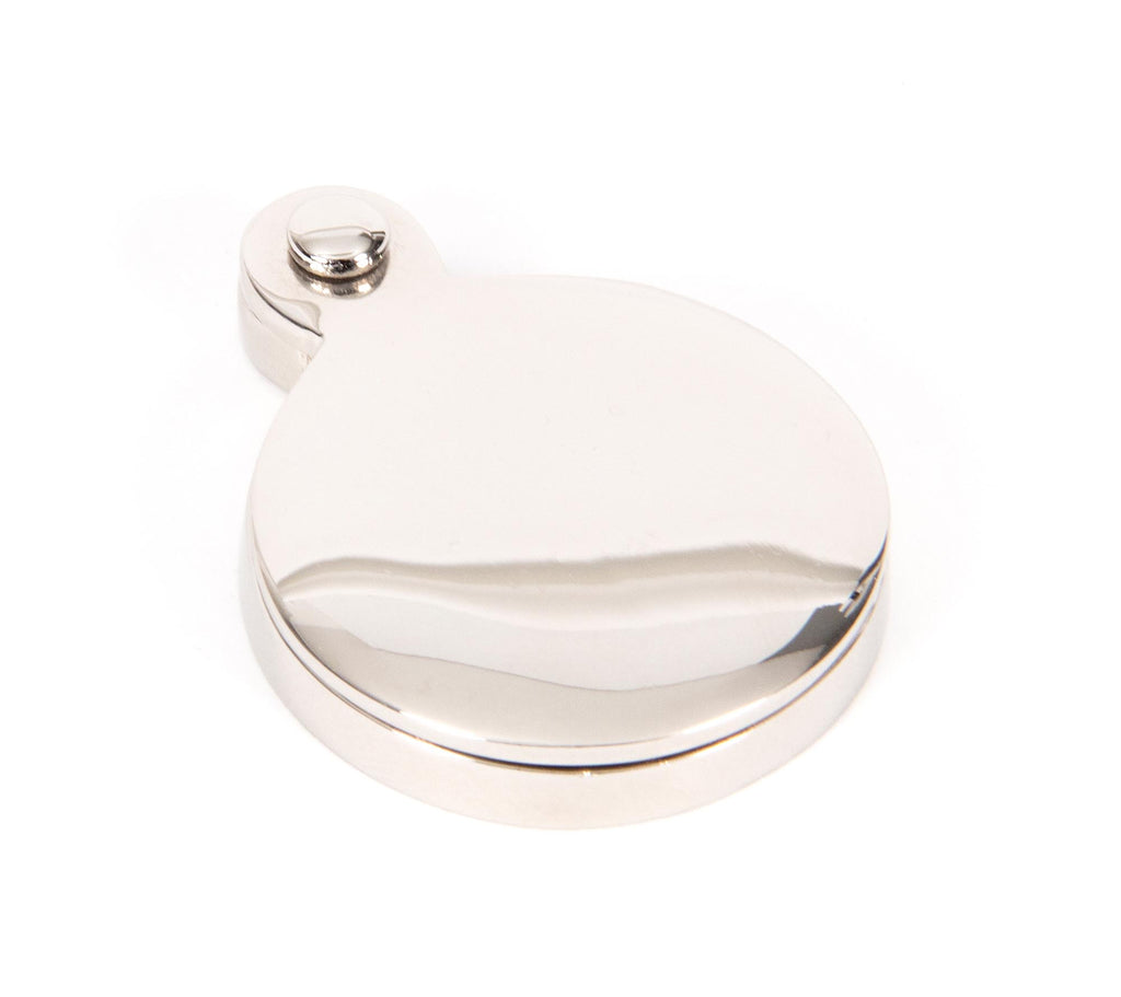 From The Anvil's Polished Nickel 30mm Round Escutcheon