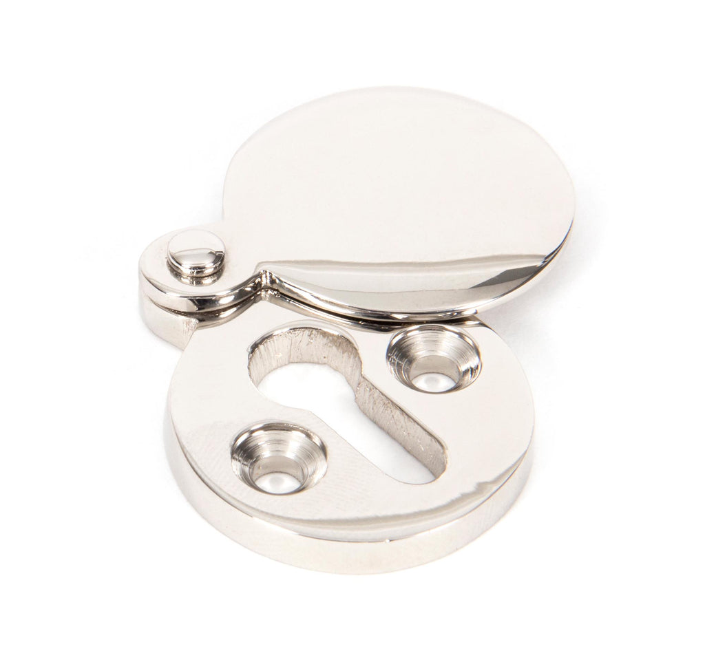 From The Anvil's Polished Nickel 30mm Round Escutcheon