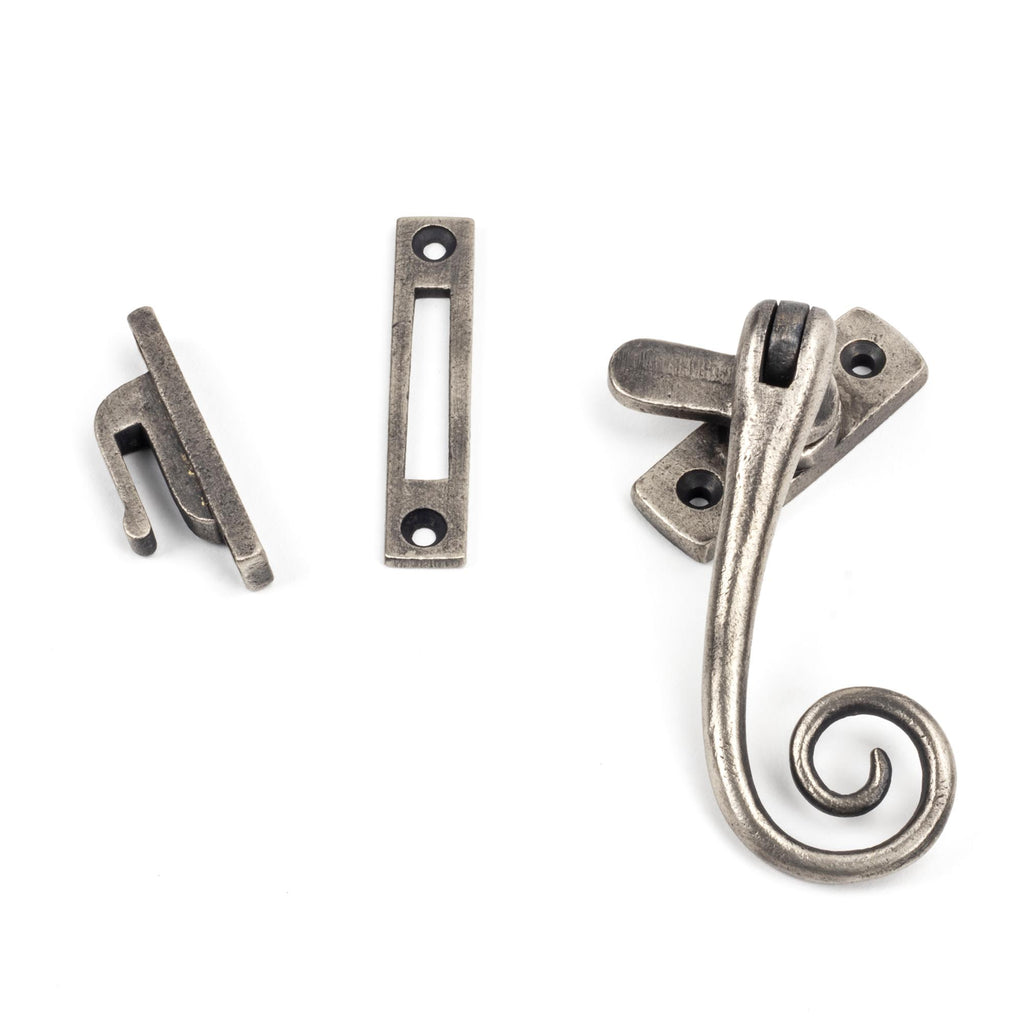 From The Anvil's Antique Pewter Monkeytail Fastener