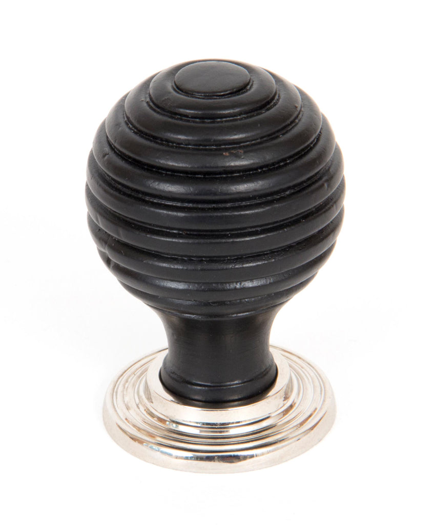 From The Anvil's Ebony Wooden Beehive Cabinet Knob