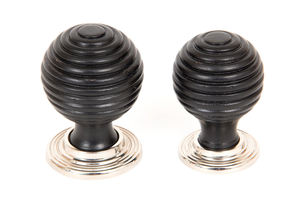 From The Anvil's Ebony Wooden Beehive Cabinet Knob