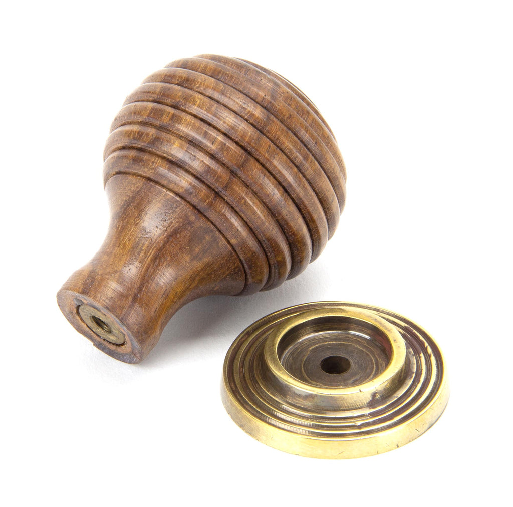 From The Anvil's Rosewood Wooden Beehive Cabinet Knob