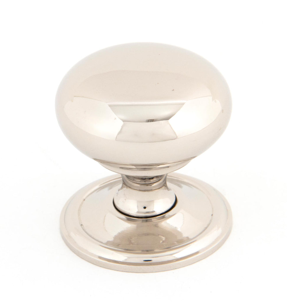 From The Anvil's Polished Nickel Mushroom Cabinet Knob