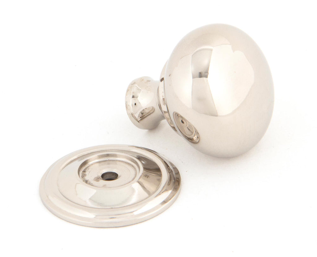 From The Anvil's Polished Nickel Mushroom Cabinet Knob