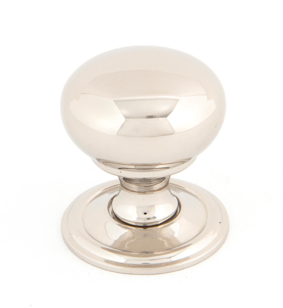 From The Anvil's Polished Nickel Mushroom Cabinet Knob