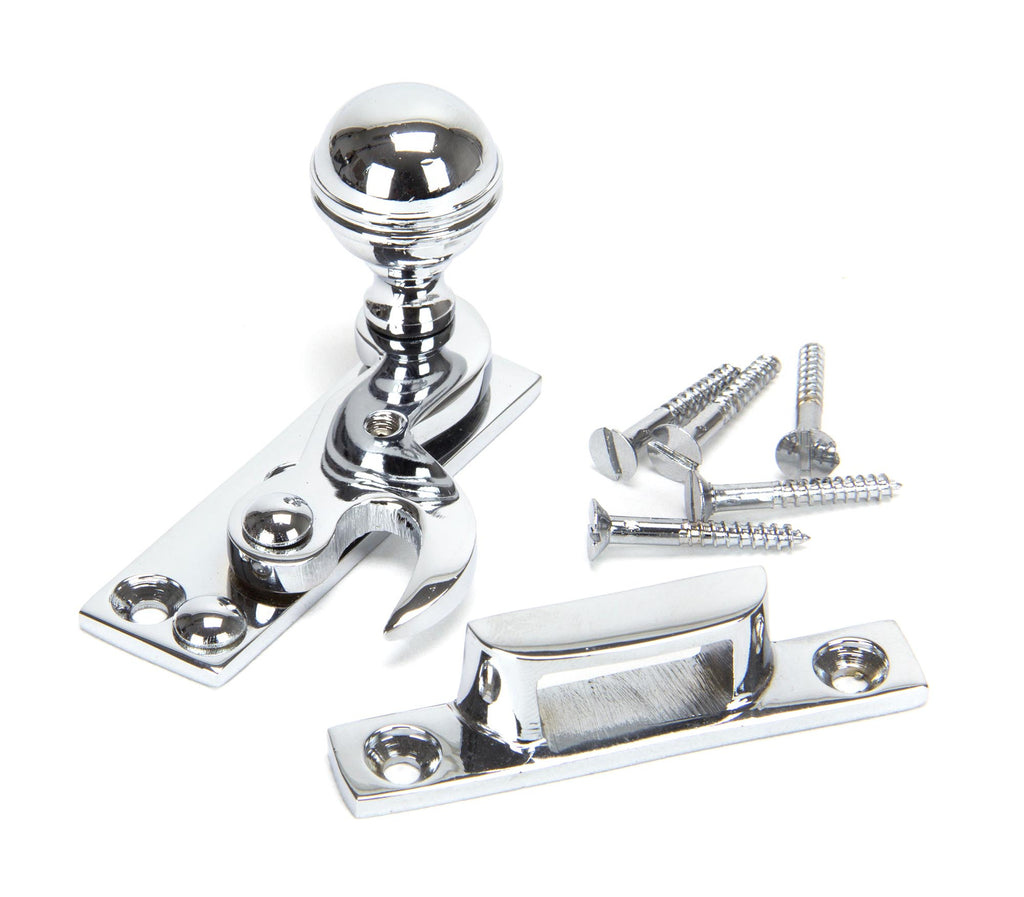 From The Anvil's Polished Chrome Prestbury Sash Hook Fastener