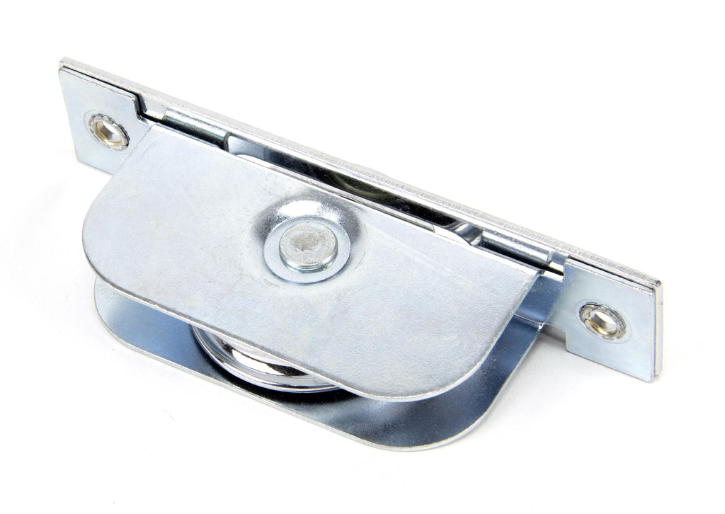 From The Anvil's Polished Chrome Square Ended Sash Pulley 75kg