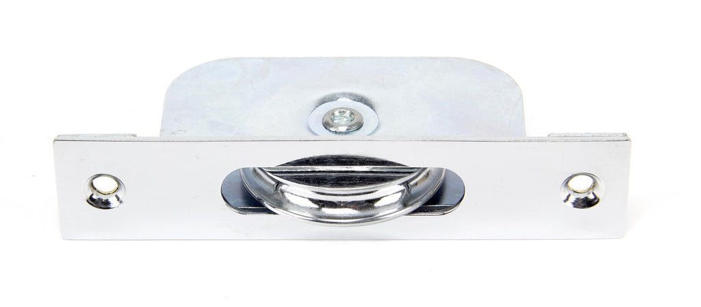 From The Anvil's Polished Chrome Square Ended Sash Pulley 75kg