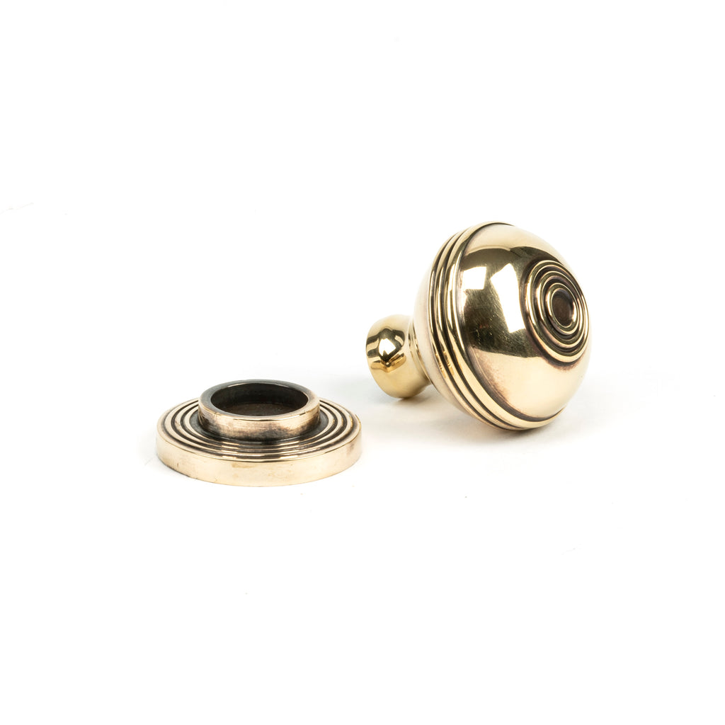 From The Anvil's Aged Brass Prestbury Cabinet Knob