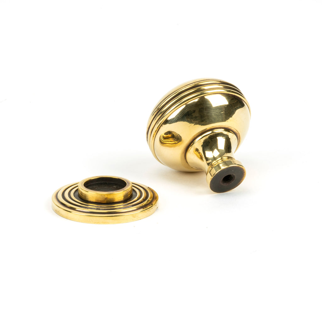 From The Anvil's Aged Brass Prestbury Cabinet Knob