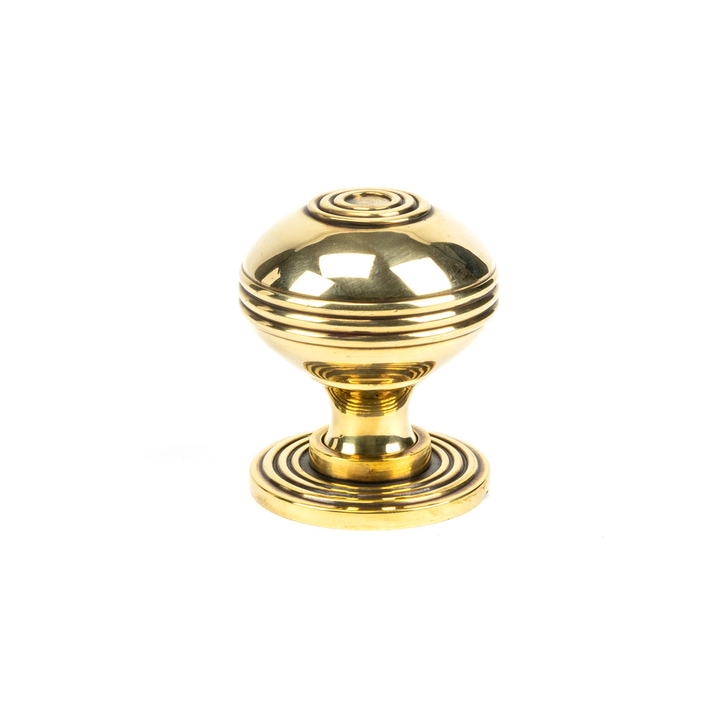 From The Anvil's Aged Brass Prestbury Cabinet Knob