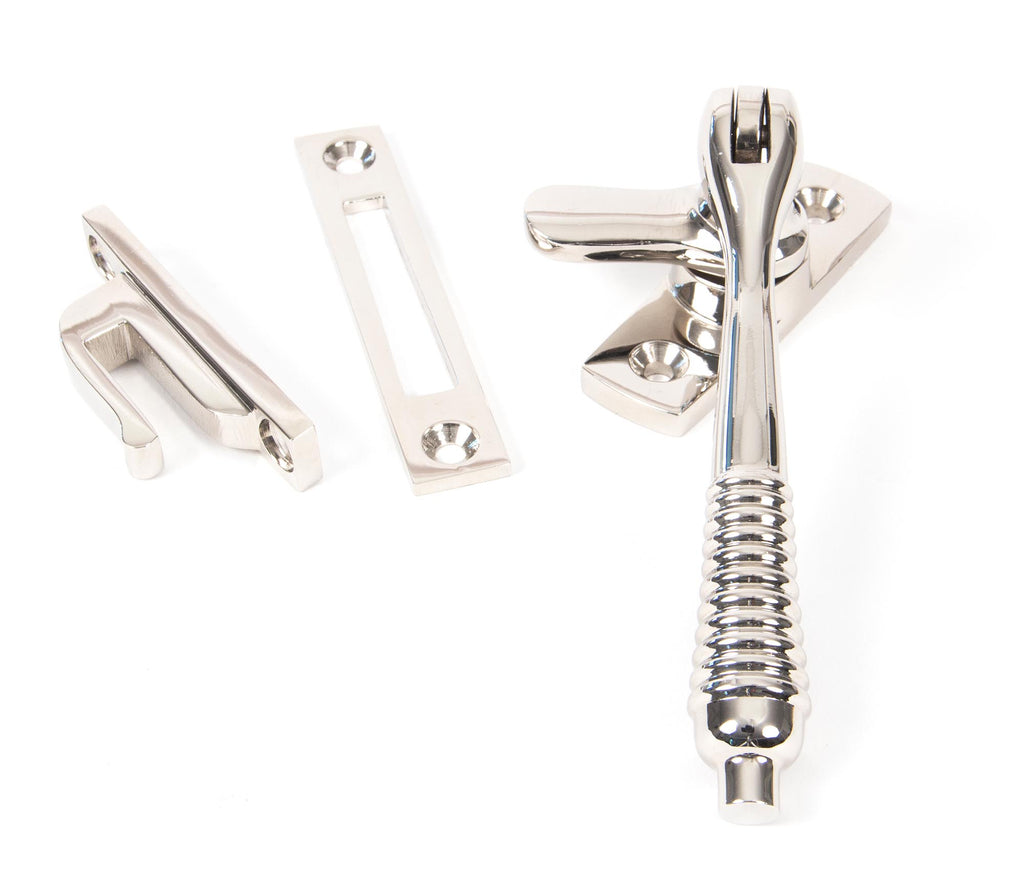 From The Anvil's Polished Nickel Locking Reeded Fastener