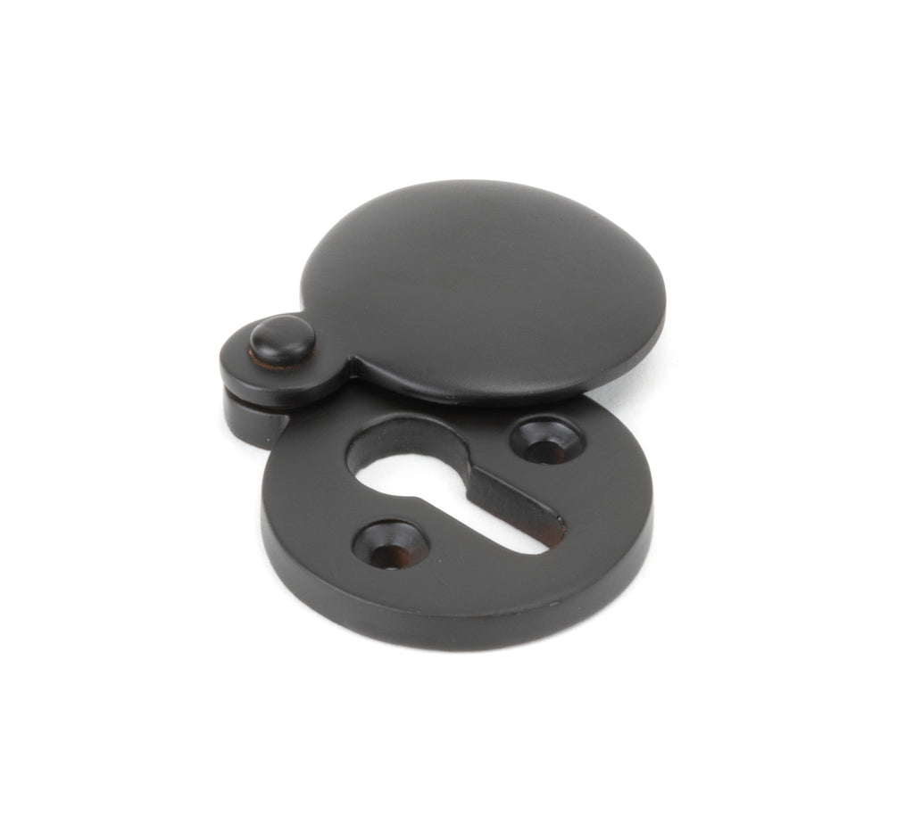 From The Anvil's Aged Bronze 30mm Round Escutcheon