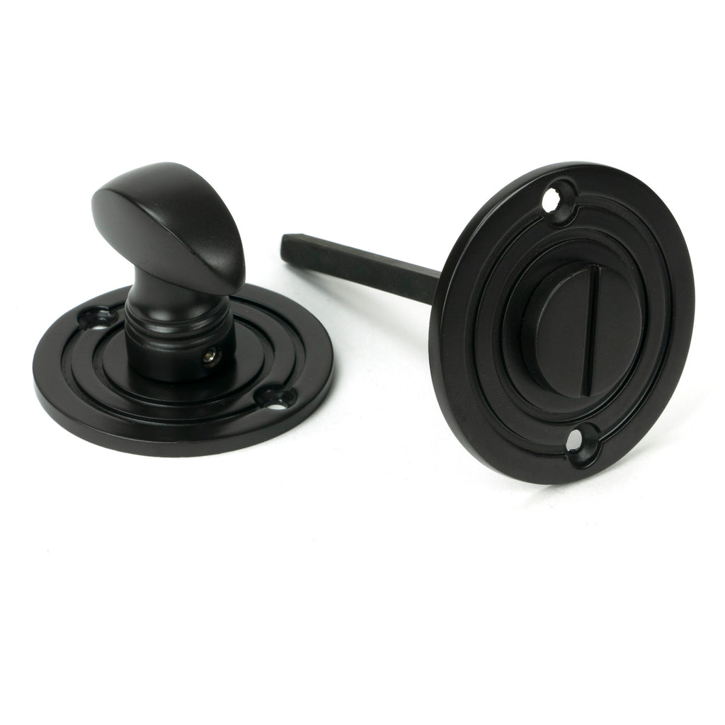 From The Anvil's Aged Bronze Round Thumbturn Set