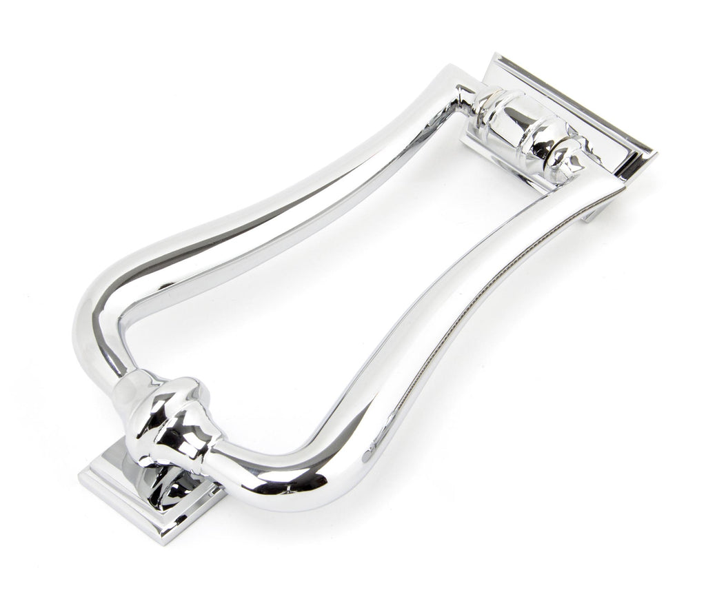 From The Anvil's Polished Chrome Art Deco Door Knocker