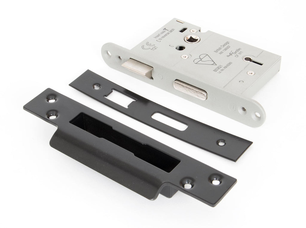 From The Anvil's Black 5 Lever Heavy Duty BS Sash Lock