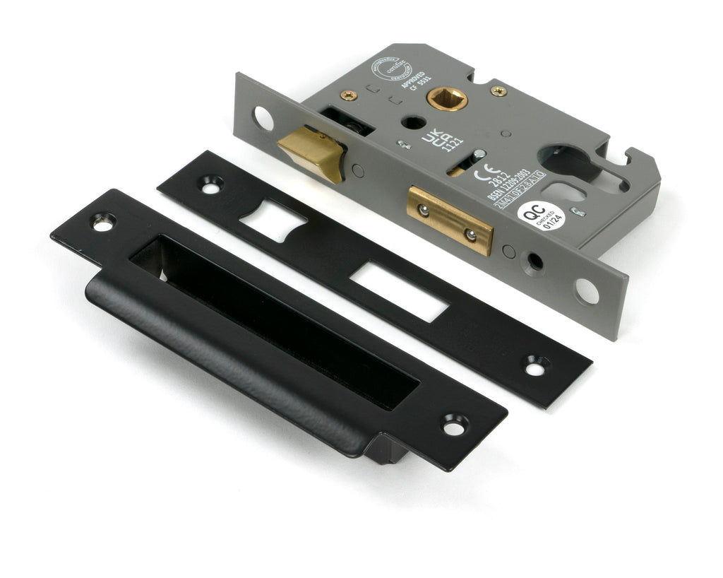 From The Anvil's Black Euro Profile Sash Lock