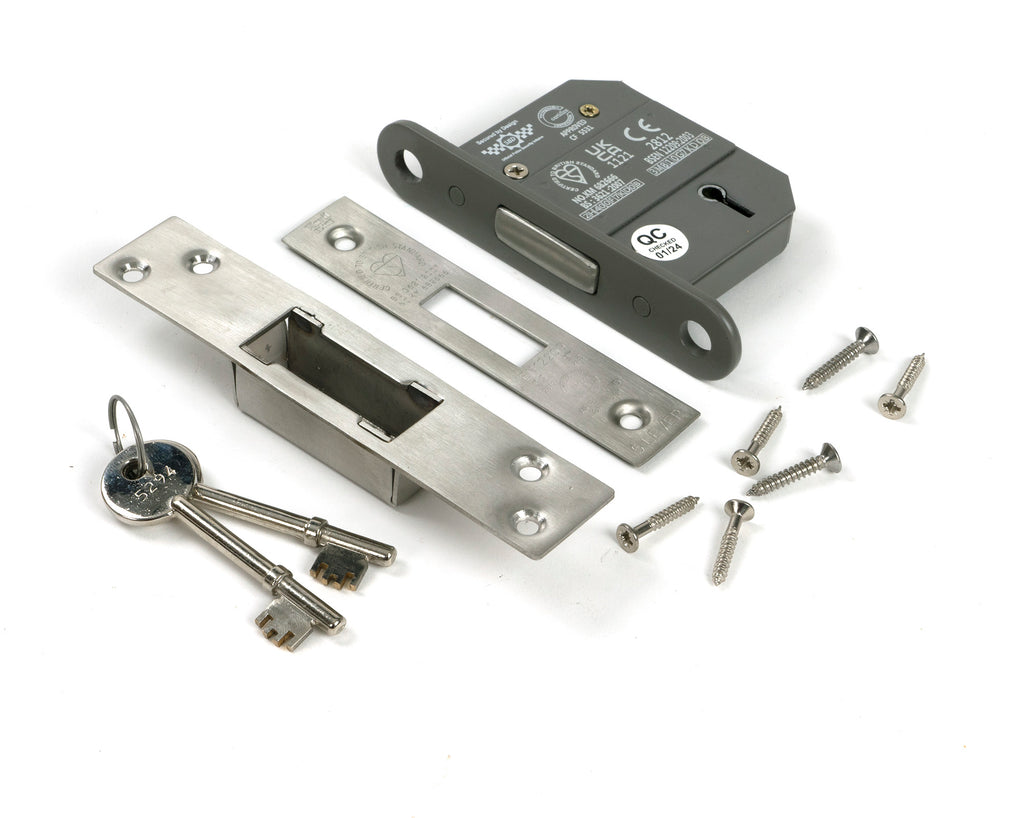 From The Anvil's Stainless Steel BS 5 Lever Deadlock KD