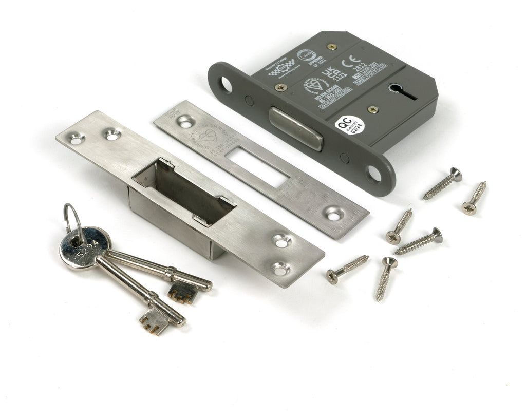 From The Anvil's Stainless Steel BS 5 Lever Deadlock KD