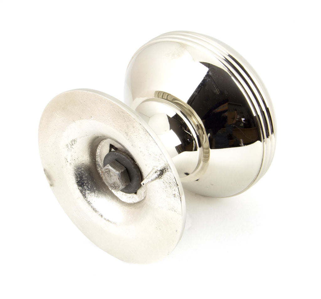 From The Anvil's Polished Nickel Prestbury Centre Door Knob