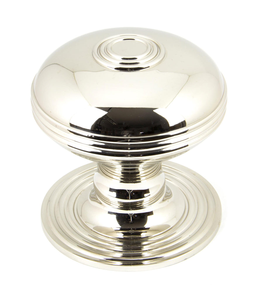 From The Anvil's Polished Nickel Prestbury Centre Door Knob