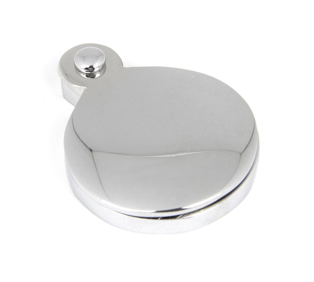 From The Anvil's Polished Chrome 30mm Round Escutcheon