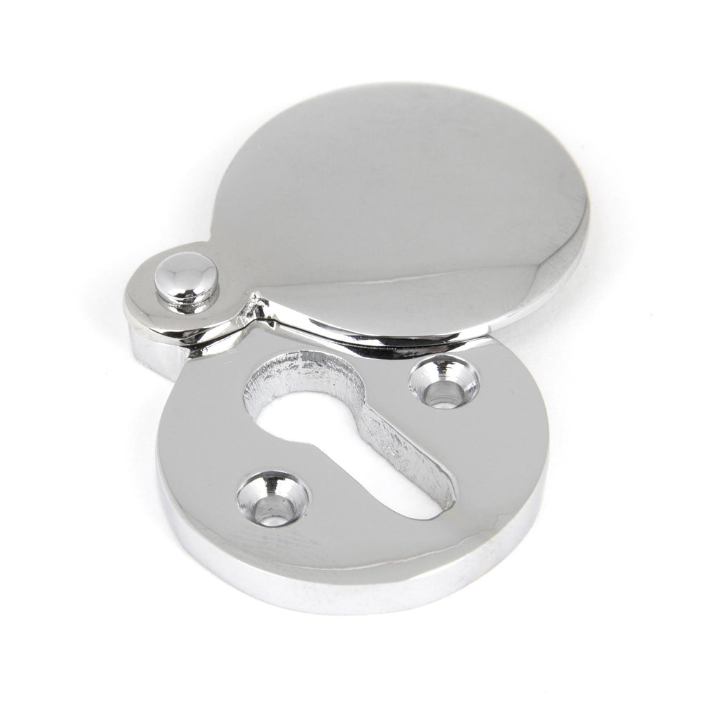 From The Anvil's Polished Chrome 30mm Round Escutcheon