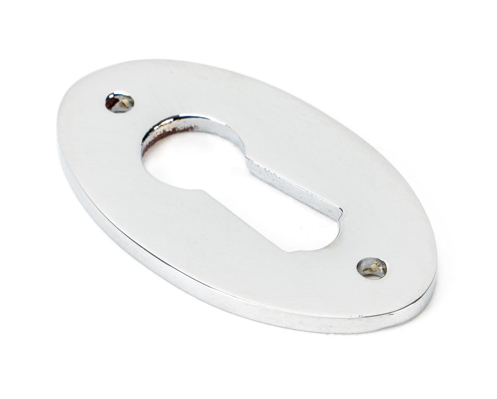 From The Anvil's Polished Chrome Oval Escutcheon