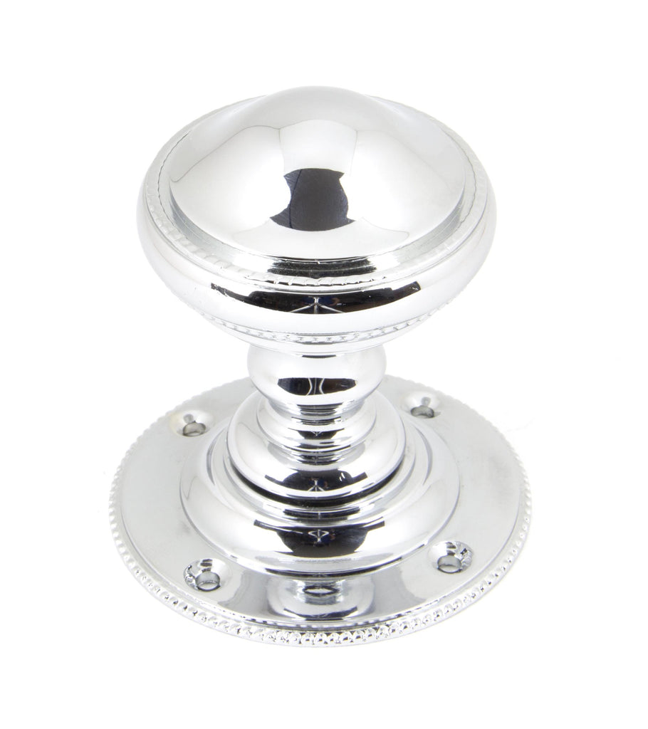 From The Anvil's Polished Chrome Brockworth Mortice Knob Set