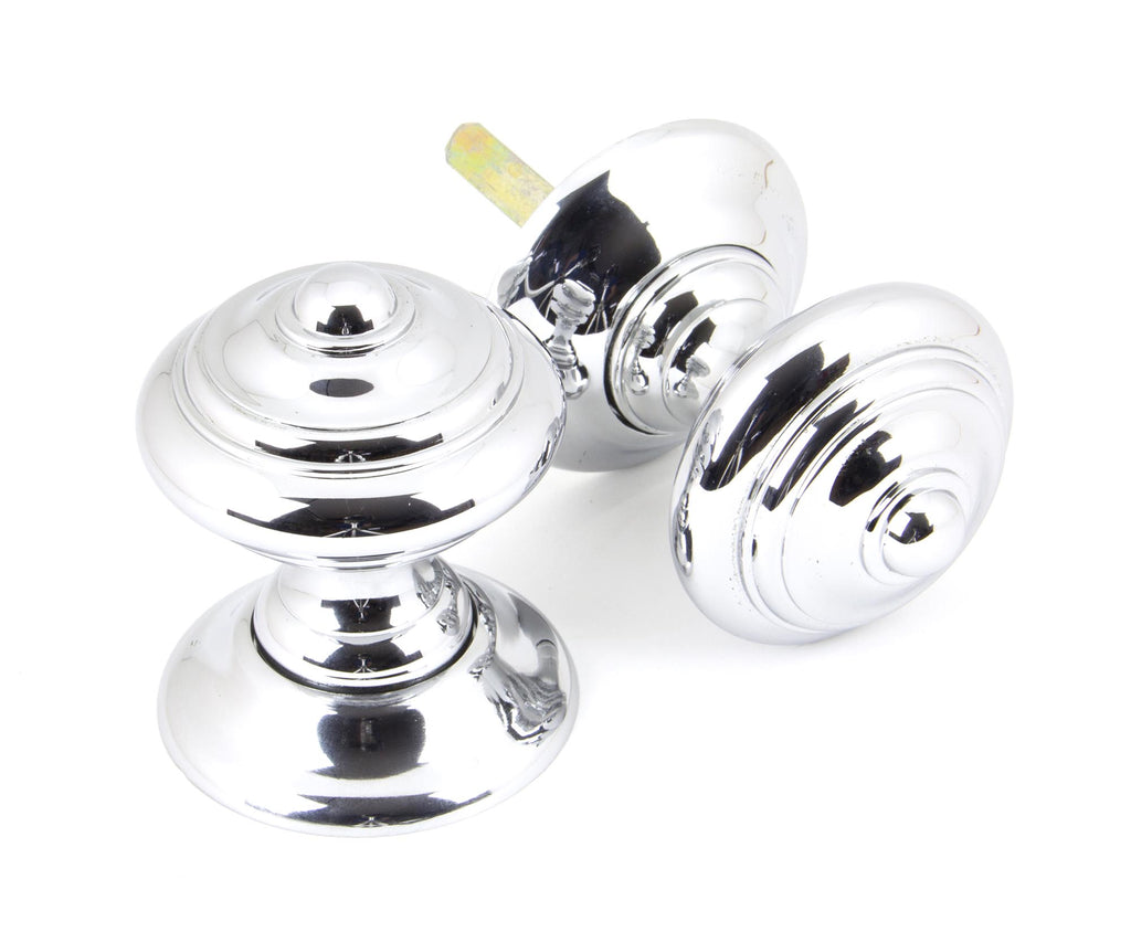 From The Anvil's Polished Chrome Elmore Concealed Mortice Knob Set