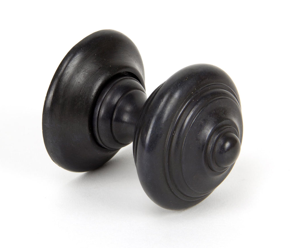 From The Anvil's Aged Bronze Elmore Concealed Mortice Knob Set