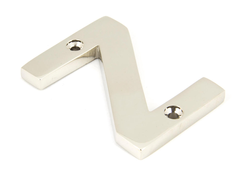 From The Anvil's Polished Nickel Polished Nickel Letter