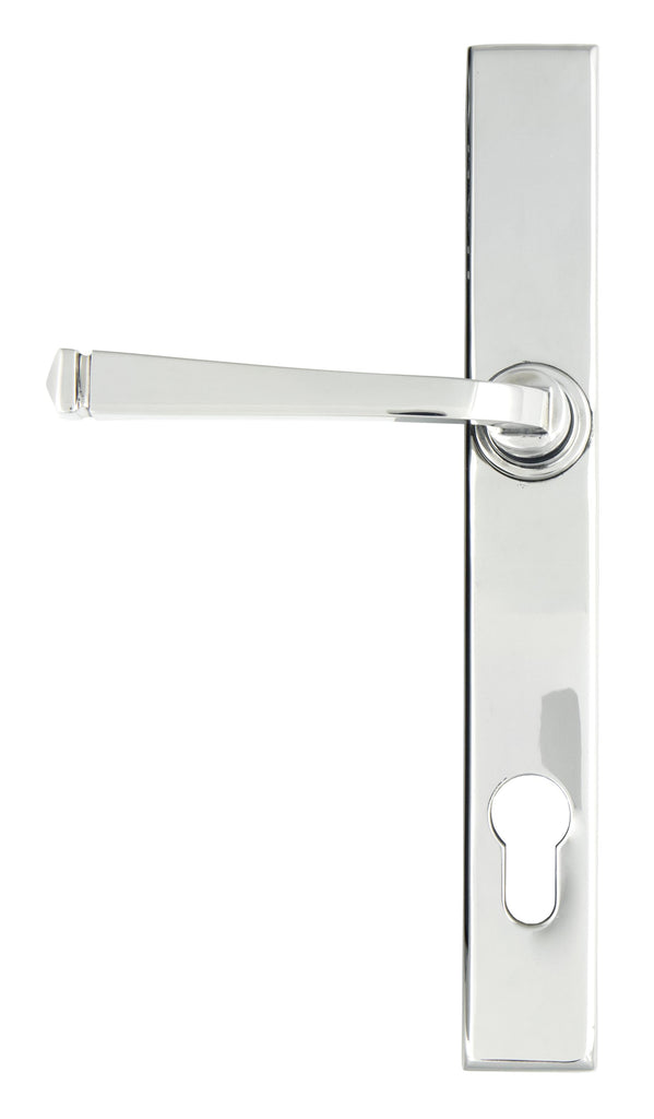 From The Anvil's Polished Chrome Avon Slimline Lever Espag. Lock Set