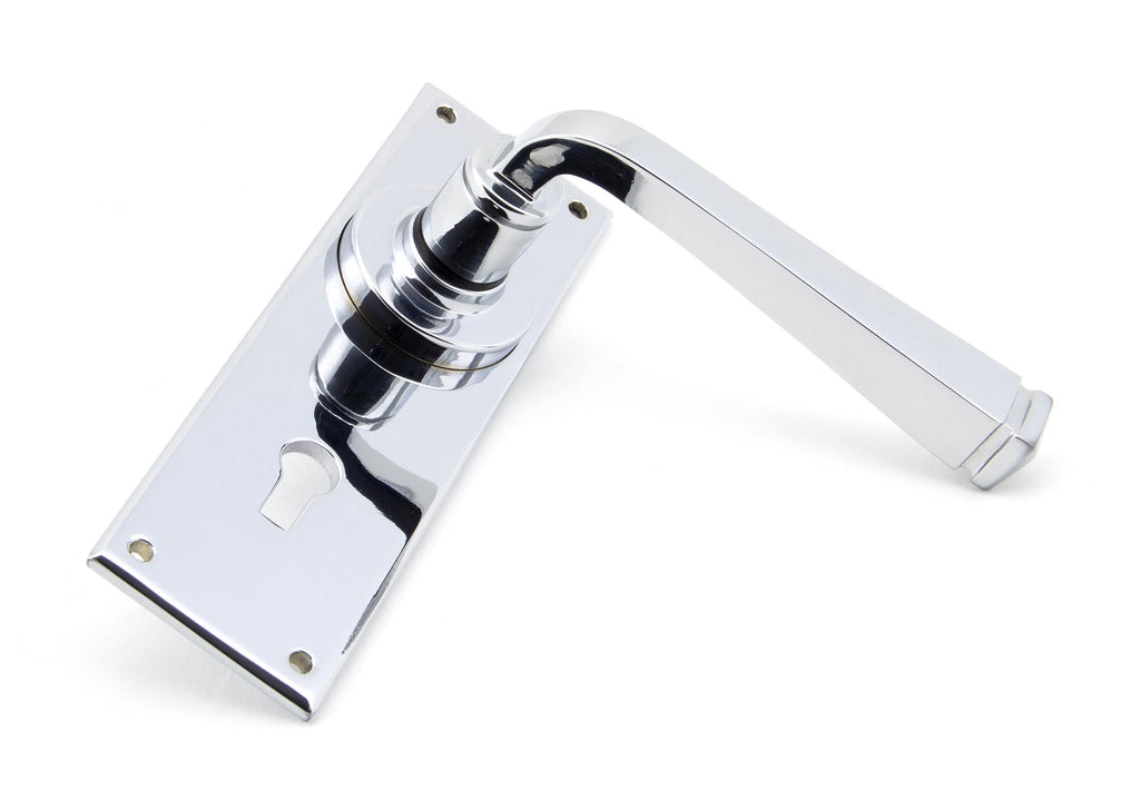 From The Anvil's Polished Chrome Avon Lever Lock Set